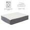Pet Adobe Orthopedic Sherpa Top Pet Bed with Memory Foam and Removable Cover 20x15x4 Gray by Pet Adobe 853846MXC - alternate 2